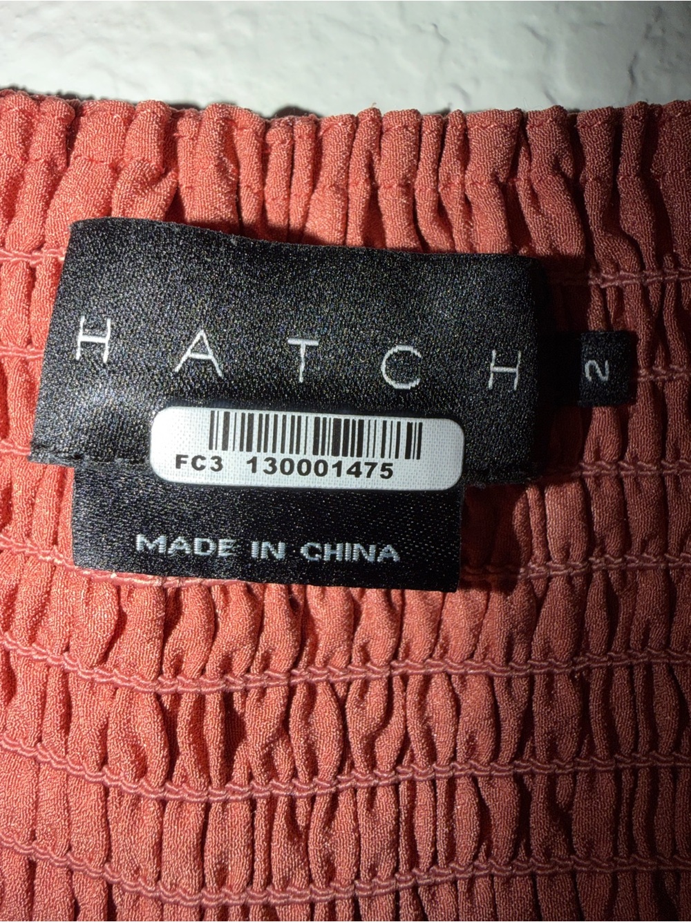 Hatch Maternity Coral smocked Midi Dress - Picture 6 of 15